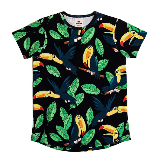 t-shirty dla chłopców T-shirt Czarny Tukan