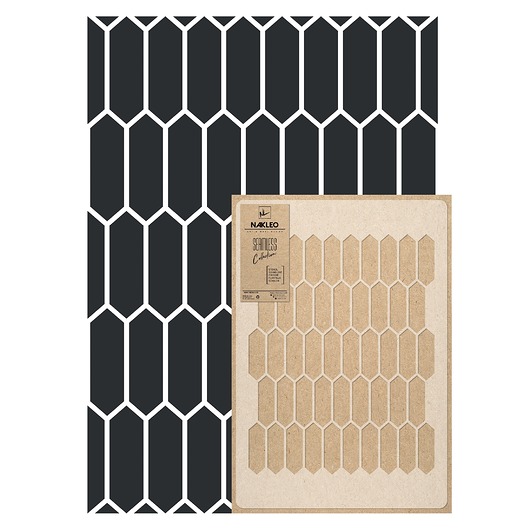 tapety i naklejki ścienne Szablon malarski wielokrotny powtarzalny // PRISMATIC TILE POLYGON