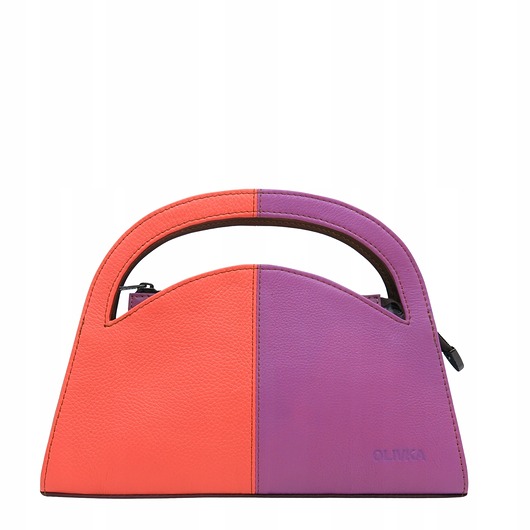 torby na ramię Torebka skórzana do ręki i na ramię dwustronna skórzana oryginalna OLIVKA