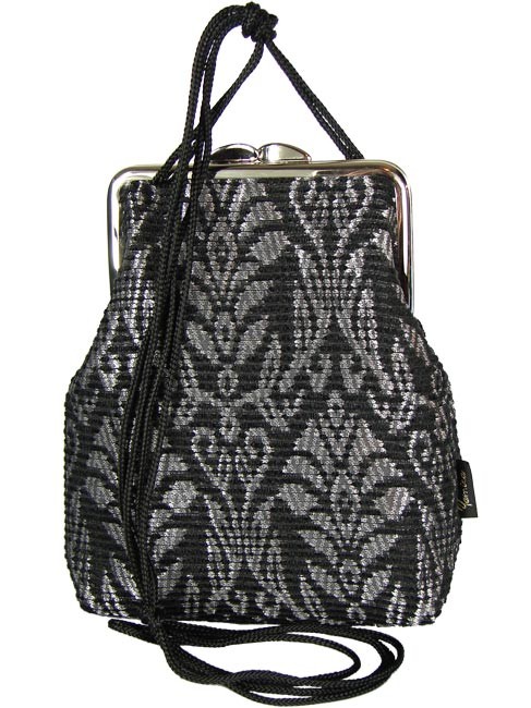 Torebka :: black & silver jacquard :: yamira