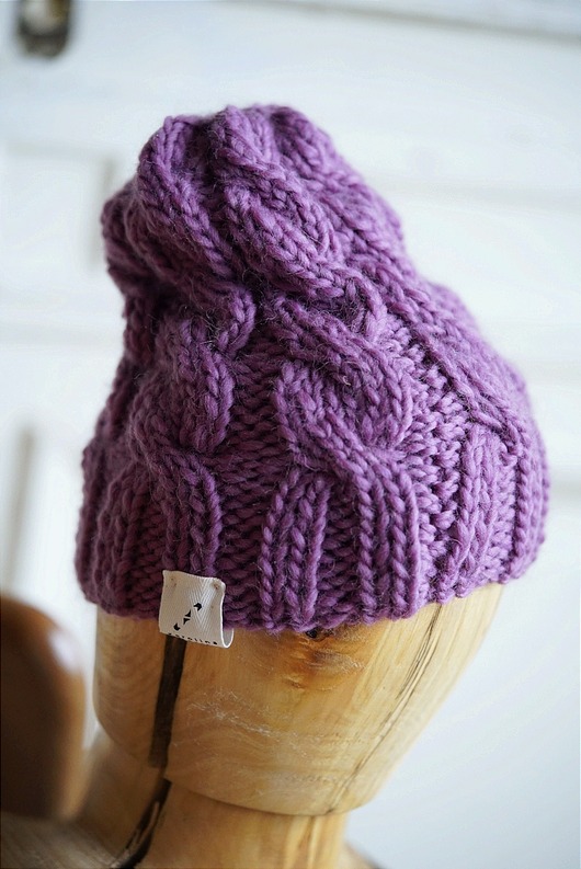 czapki damskie Czapka Big Snow  Violet