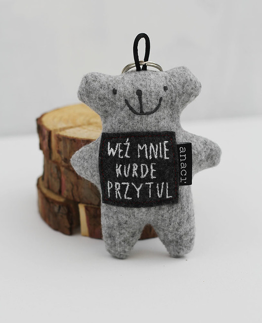 breloki Miś Zdziś