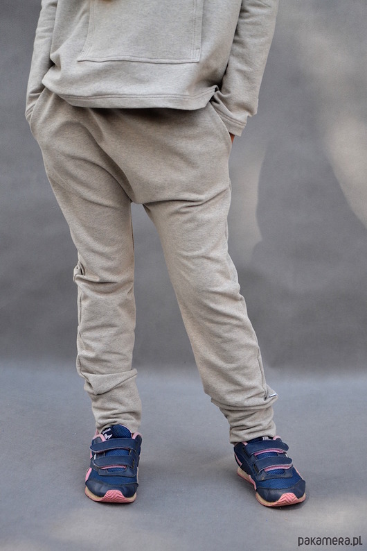  Dresowe Beżowe Baggy  JJFashion