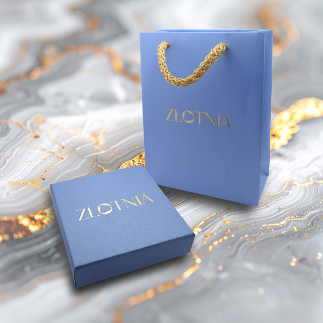 złote naszyjniki Naszyjnik "Buldożek" złoty