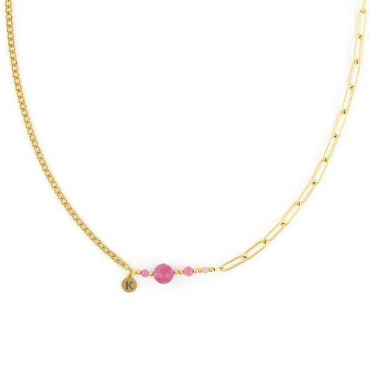 naszyjniki - inne Bestseller! Naszyjnik zodiakalny - Panna Pozłacana stal szlachetna