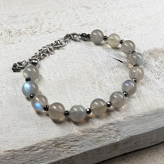 bransoletki z kamieni naturalnych Bransoletka z labradorytem bs11