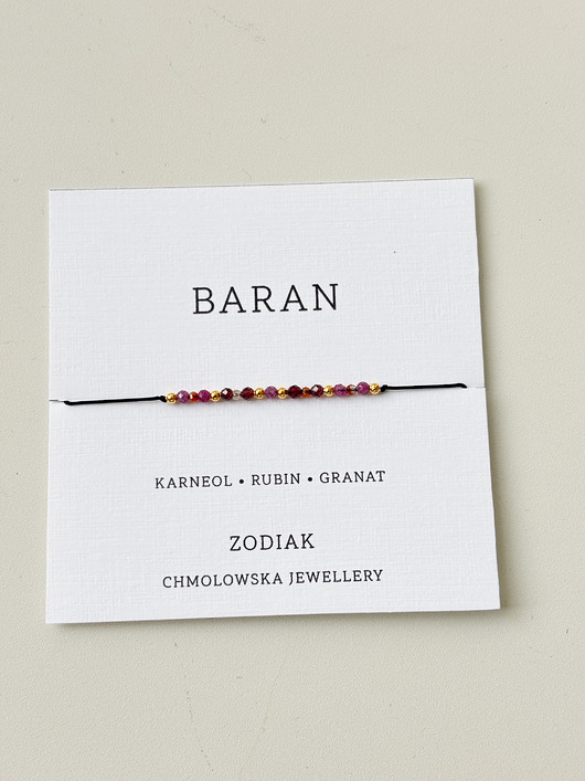 bransoletki na sznurku Zodiak bransoletka BARAN