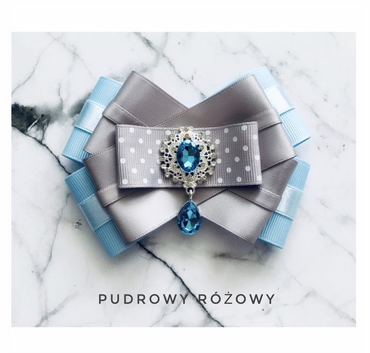 broszki Brosza  pastelowa Baby Blue NEW