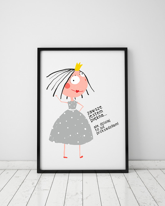 plakat. zawsze piękna (format A3) Love Life and Forest