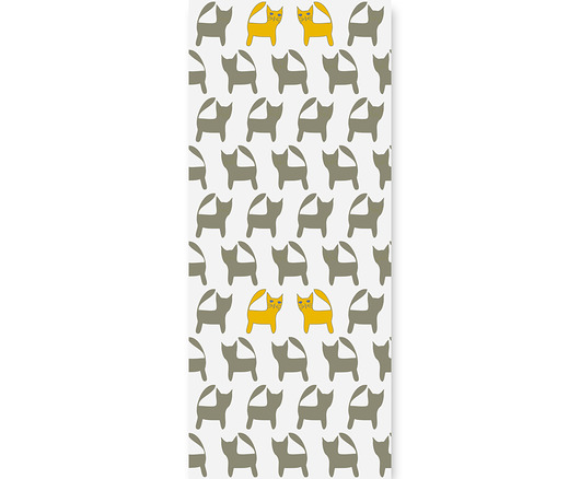 Tapeta dziecięca Cats Yellow Humpty Dumpty Room Decoration
