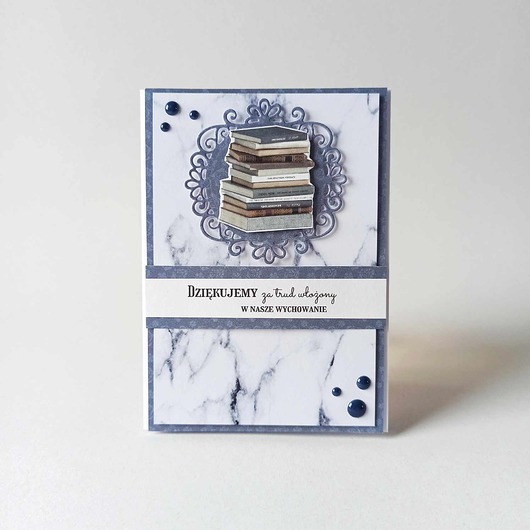 kartki scrapbooking Kartka Okolicznościowa: Podziękowanie dla Wychowawcy