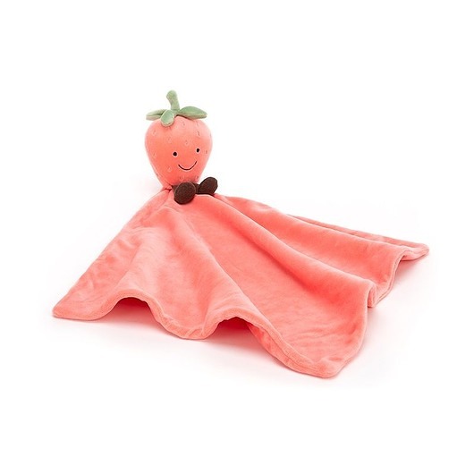 Kocyk Szmatka Przytulanka Truskawka 34 cm MIA home