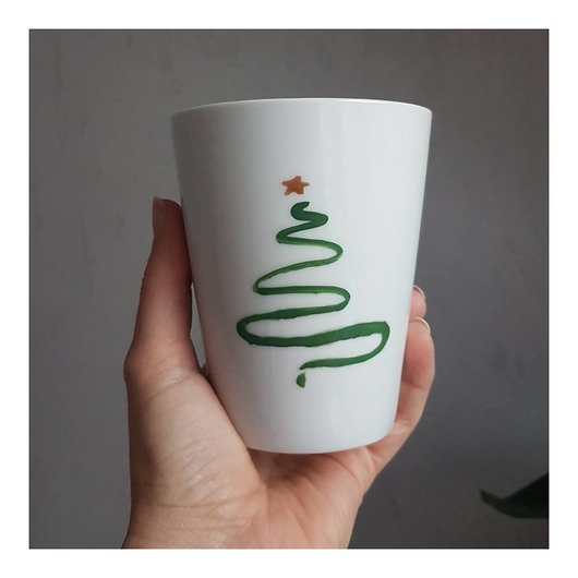 kubki Kubek Xmas Tree Green