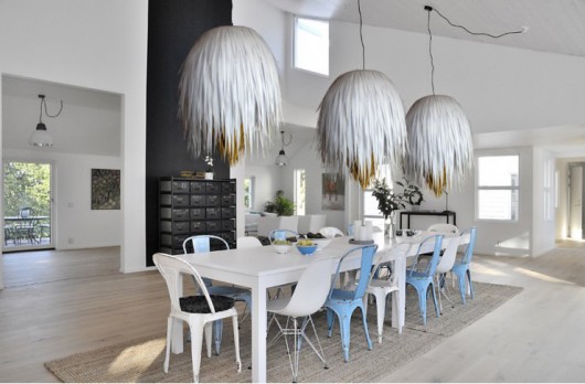 White & Gold lampa  HomeDSGN