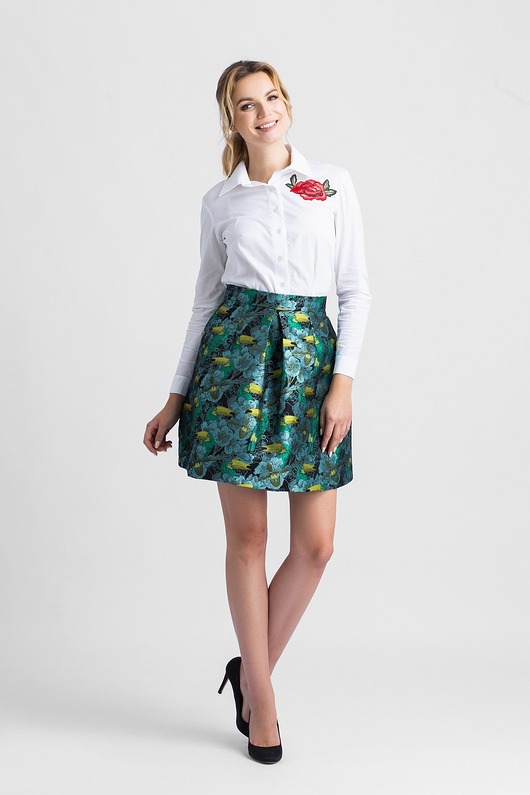 Spódnica w tukany ANNA BLUM COLLECTION
