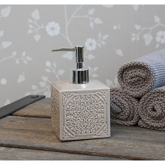 Dozownik do Mydła Ceramiczny Orient Beżowy MIA home