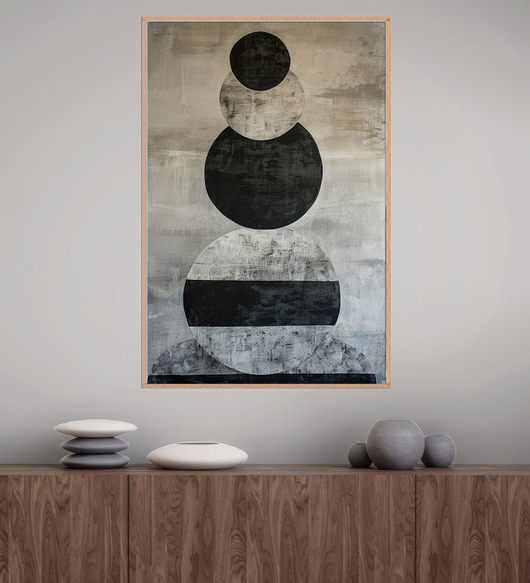 plakaty Geometria natury - Plakat, druk - Minimalizm, Boho, Loft #101