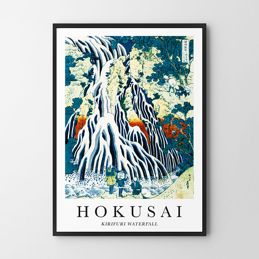 plakaty Plakat Hokusai Kinifuri Waterfall