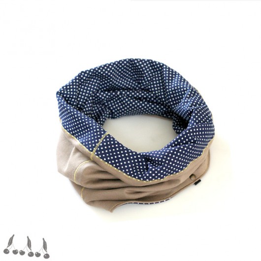 ::: TuBA NAVY DOT ::: uniqo