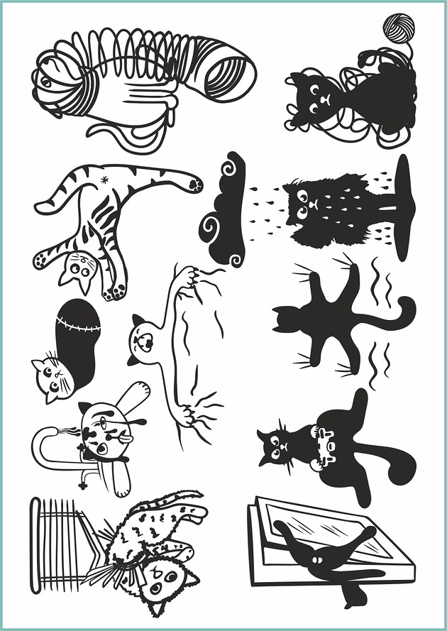 tatuaże zmywalne, tymczasowe Tatuaż tymczasowy "Unlucky cat"
