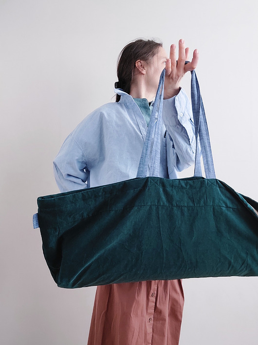 akcesoria do jogi Torba na joge ZERO WASTE patchwork sztruks MECH