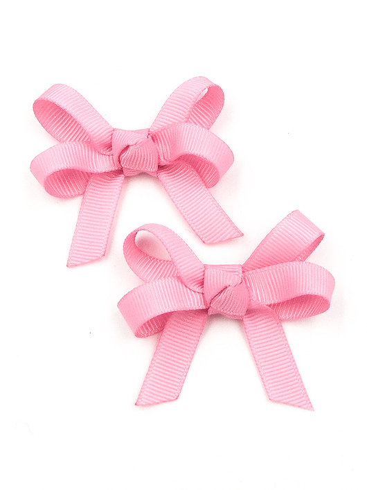 ozdoby do włosów dla dzieci Spinki do włosów różowe kokardki Geranium Pink