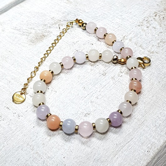 bransoletki z kamieni naturalnych Bransoleta morganit  ( b31)