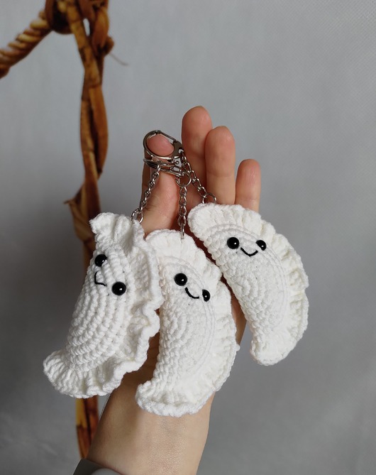 breloki Brelok pierog, Brelok do kluczy, Pierożek brelok, Brelok na prezent