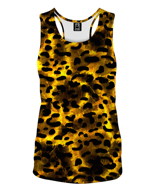 topy damskie DR.CROW Bokserka Damska Gold Leopard
