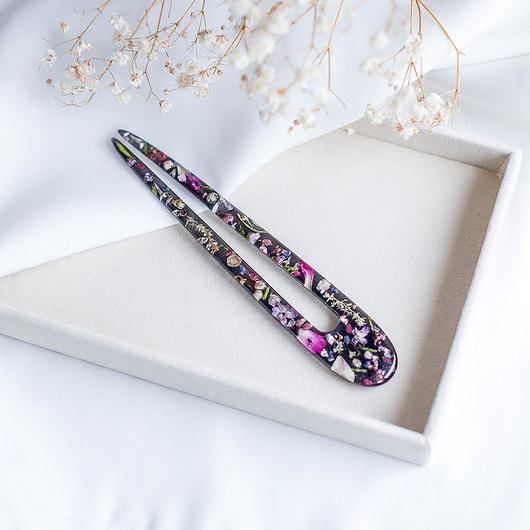 spinki i klamry do włosów Spinka do włosów  z kwiatami