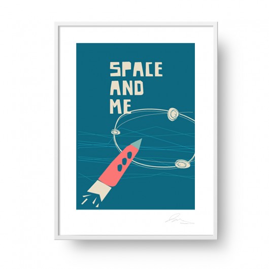 Plakat SPACE AND ME Wiewiórka i Spółka