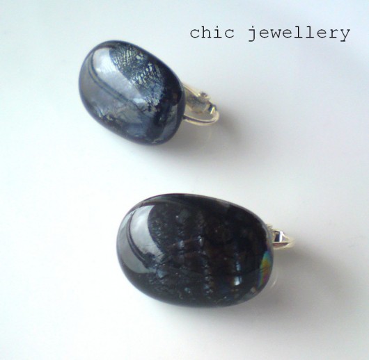 czarne, owalne funkyandchic