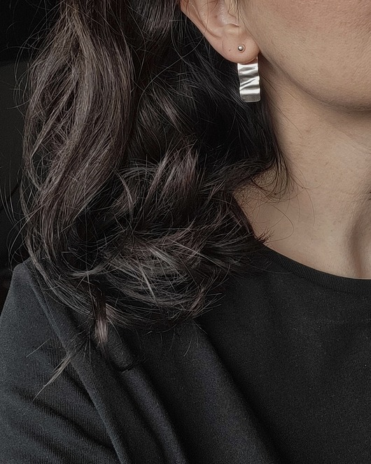 kolczyki srebrne Kolczyki srebrne WAVE