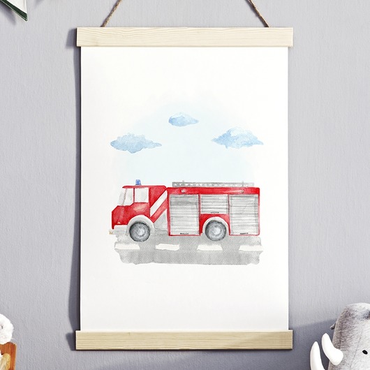 PLAKAT STRAŻ POŻARNA P162 Yoko Design