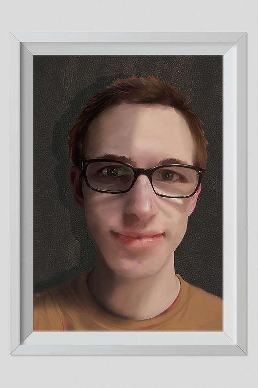 Portret plakat - różne rozmiary na zamówienie ŁUKASZ KROKOSZ ART