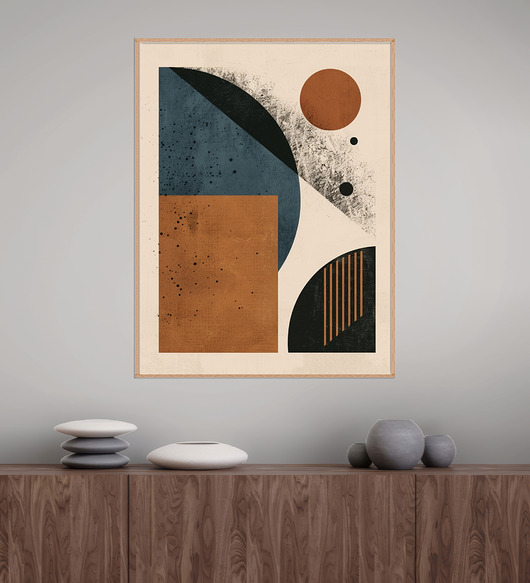 plakaty Geometria natury - Plakat, druk - Minimalizm, Boho, Loft #68