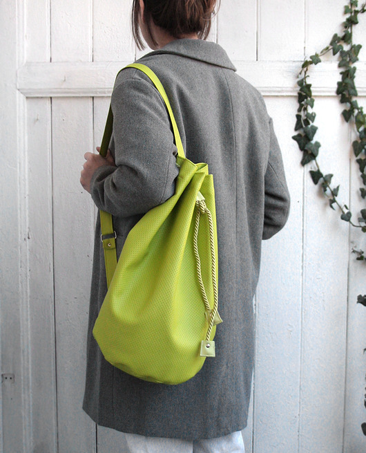worek plecak pik -lime&dots- elfagado