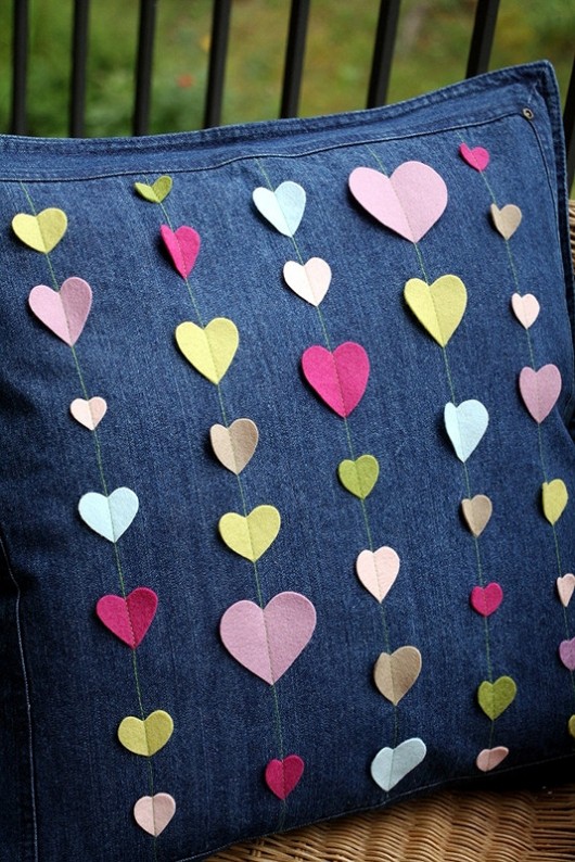 36 Hearts {Poduszka} made by agah