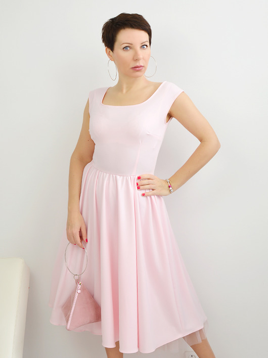 Sukienka RETRO PUDER by momo momo fashion