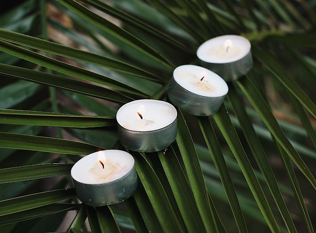Zestaw sojowych podgrzewaczy,tealight 4szt. KaNa Eco
