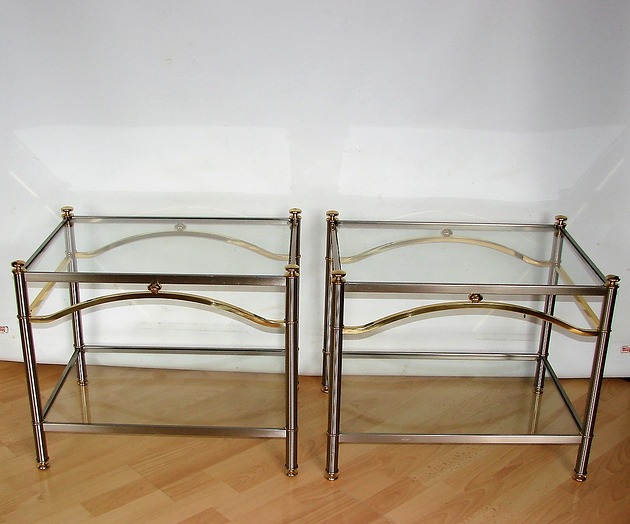 szafki Komplet stolików Modern lata 70 