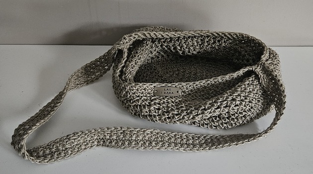 torby na ramię Torba ze sznurka lnianego