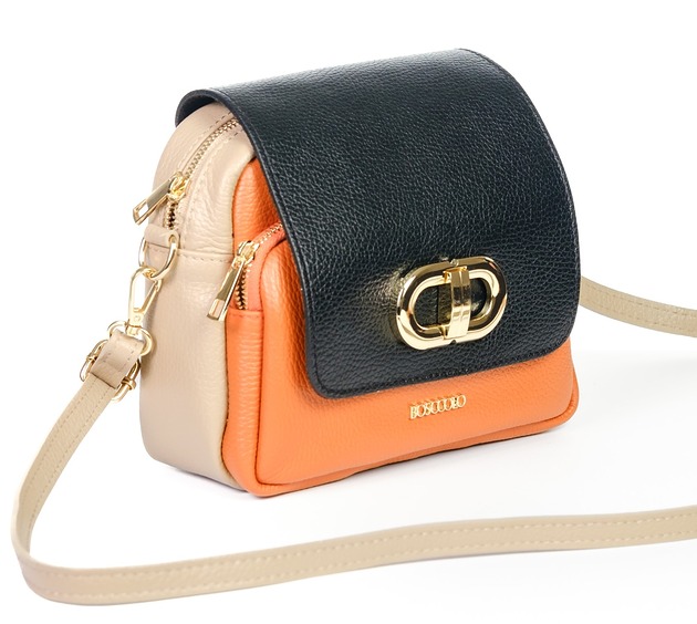 torby na ramię Torebka skórzana na ramię - crossbody - 3 kolory  (7164)