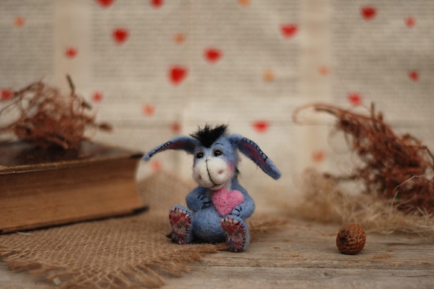 misie i maskotki Osiołek miniaturka