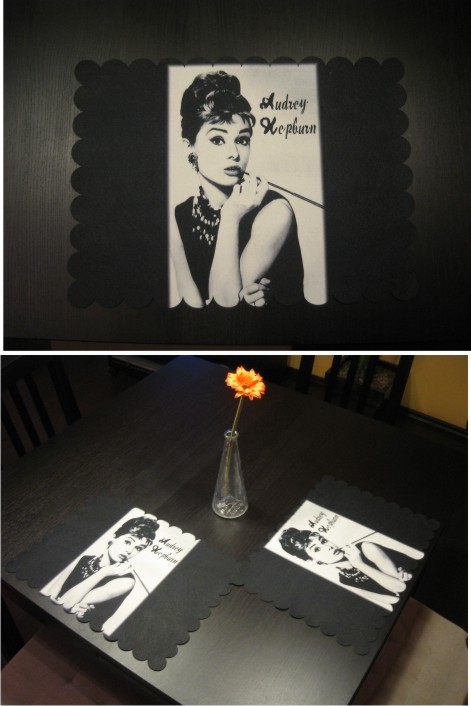 Podkładki z Audrey -4 sztuki Gaul Designs