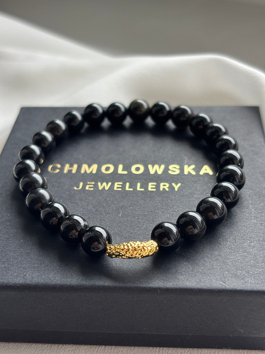 biżuteria męska Bransoletka męska Onyks