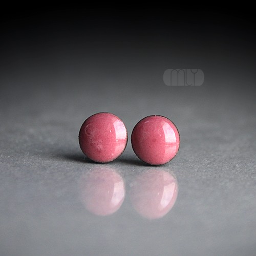 Mini Truskawkowe 6mm/stal chirurgiczna Magda Łysiak