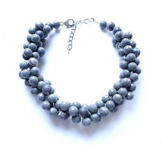 Circles and lines- gray Republika jewelry