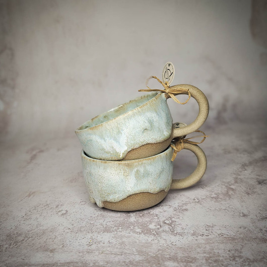 kubki Zestaw 2 filiżanek do espresso