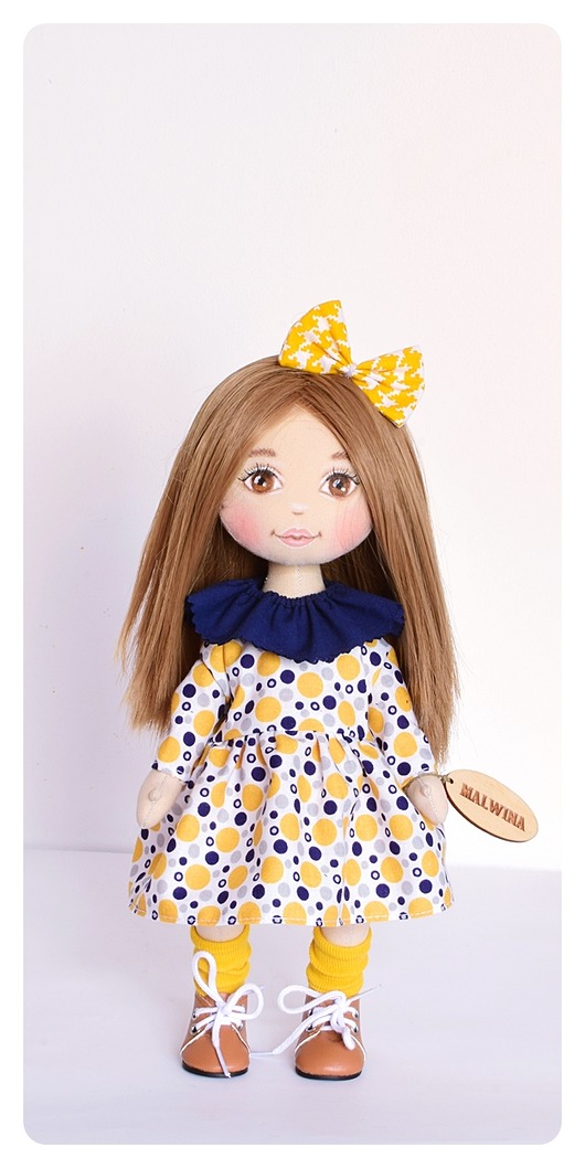 lalki Lalka handmade 32cm malowana dostępna od ręki